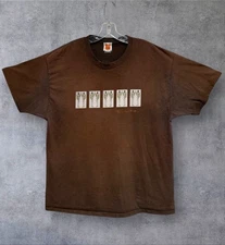 Vtg Frank Lloyd Wright Collection Double Sided Architecture T Shirt XL 24”x29”