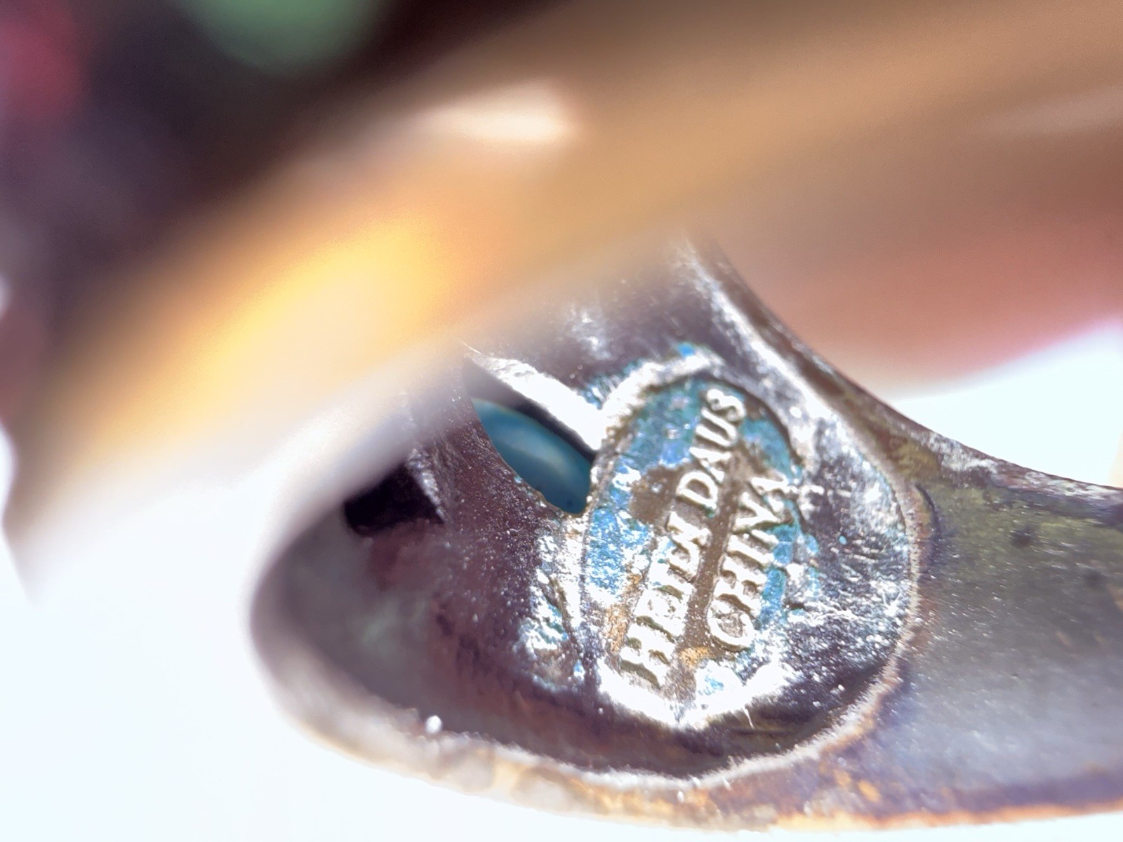 Signed Heidi Daus Bold Statement Ring Antique Ton… - image 8