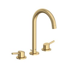 Grohe 20 217 A Concetto 1.2 GPM Widespread Bathroom Faucet - Brushed Cool