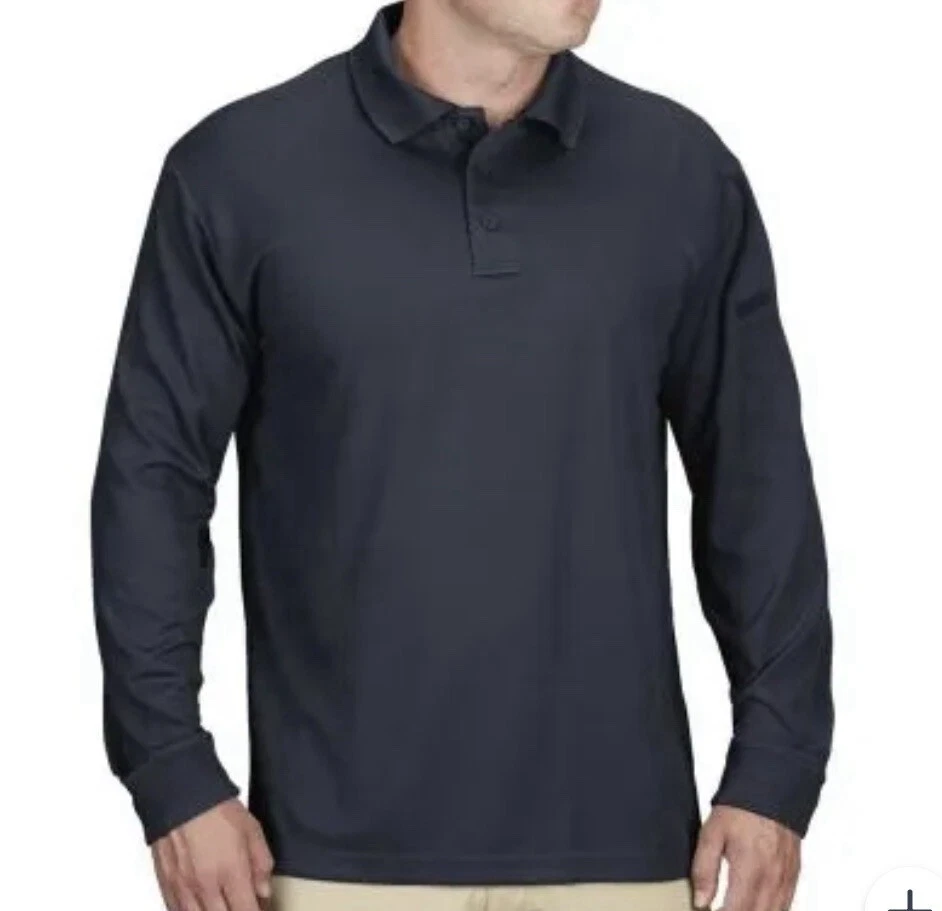 Propper Men's Snag-Free Polo-Long Sleeve Uniform Shirt. 3XL. LAPD NAVY . NEW  - Image 3 of 4