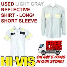 Used Hi-Visibility Reflective Hi-Vis Work Shirts Cintas, Redkap, Unifirst, G&K 