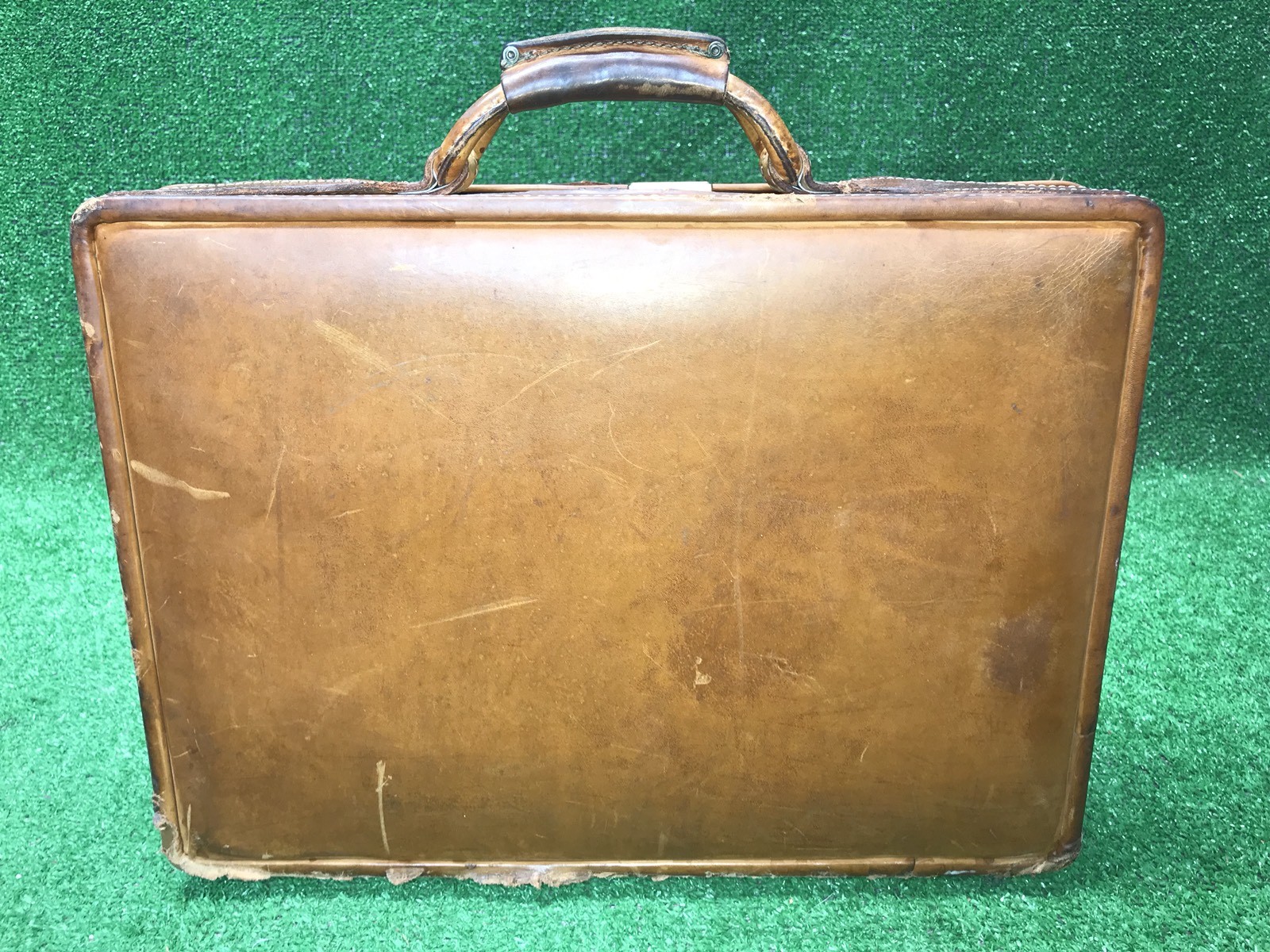 Vintage Hartmann Belting Leather Briefcase Hard Case… Gem