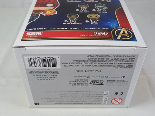 Marvel Funko Pop - Captain Marvel (Glow) - No. 433 - Free Protector - Picture 11 of 13