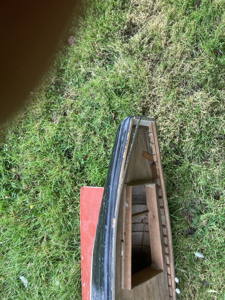 Large Unfinished Wooden Boat eBay