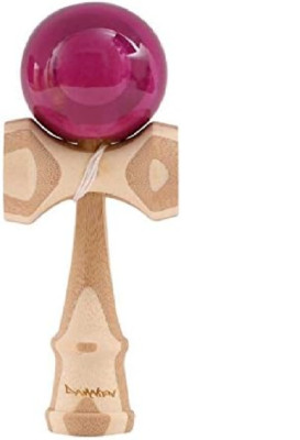Street Kendama Freestyle Bamboo Model (Striped, Purple) Bamboo Material, DAMAKEN