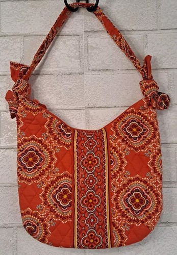 Vera Bradley Paprika Olivia Handbag Purse Medallion Small Zipper Cotton Quilted - Picture 1 of 4
