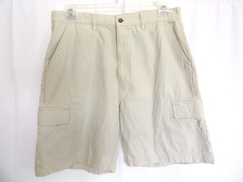 Pantalones cortos informales de carga Apparel Zone para hombre talla 36 caqui - Imagen 3 de 11