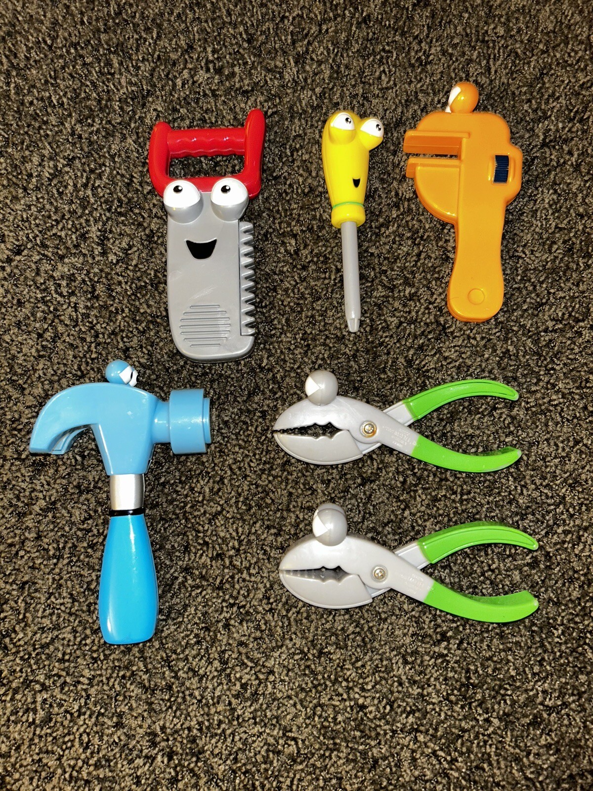 Handy Manny Tool Box Replacement Lot Screwdriver Hammer Wrench Pliers