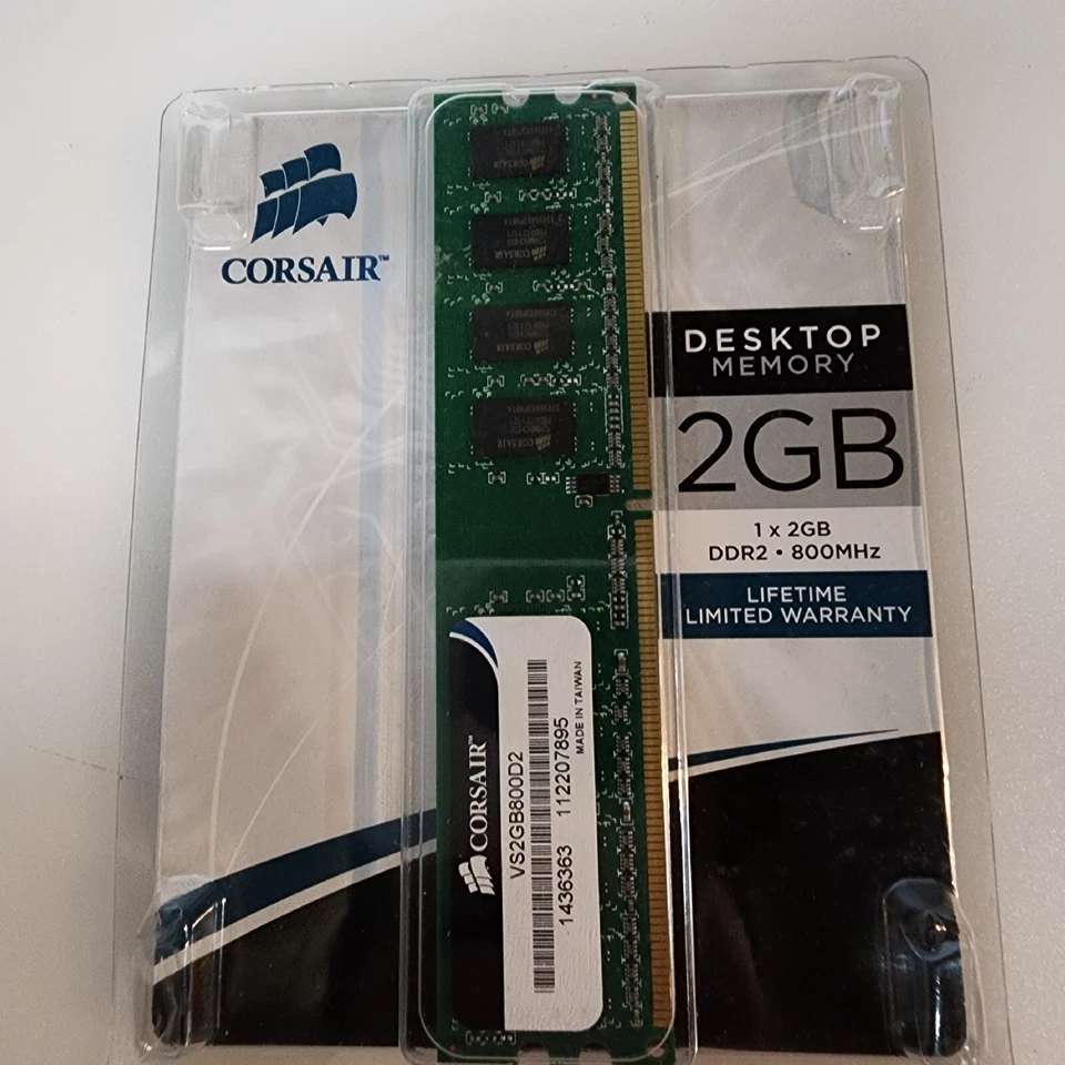 Corsair 2GB DDR 800 MHz Desktop Memory VS2GB800D2 New - Image 3 of 4