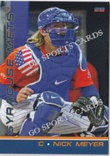 2022 Syracuse Mets Nick Meyer RC Rookie New York