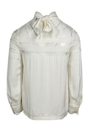 Sandro Paris Women's Top Size 1 / S Blouse Lace E11473H - Picture 4 of 8