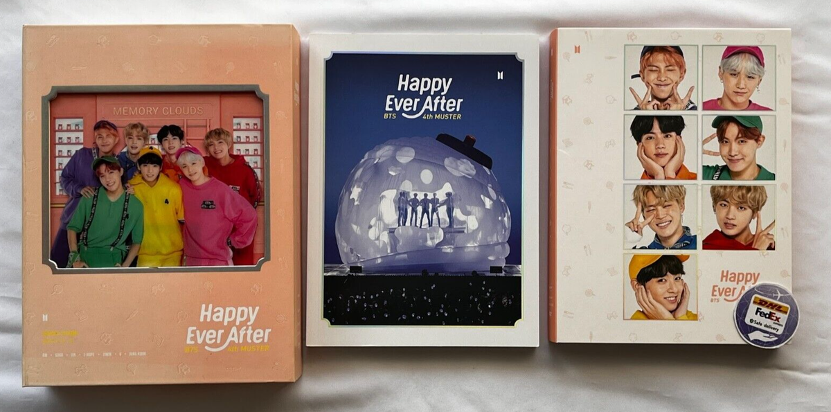 BTS 4th Muster Happy Ever After Korean Ver. Official DVDs Set No
