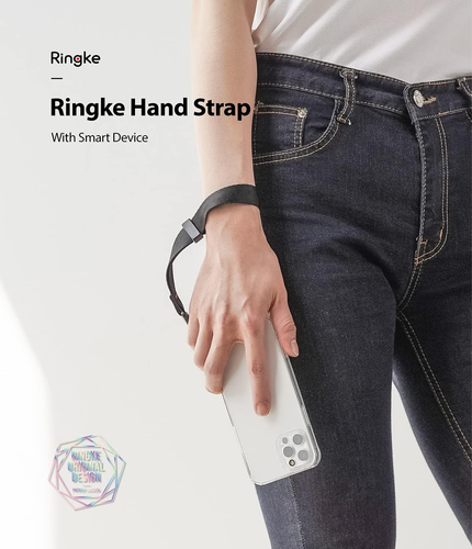 Ringke Hand Strap, Regolabile Comodo Nylon Cinturino Cordino Polso Mano Progetta - Zdjęcie 9 z 12