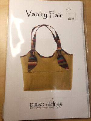 Purse Strings Bag Tote Pattern Vanity Fair #119 B17