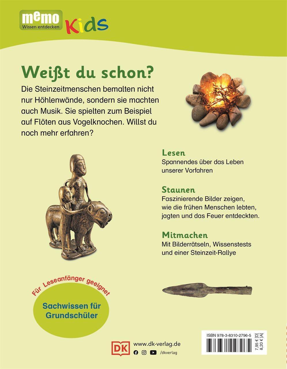 Thumbnail - Memo Kids. Die Ersten Menschen | Jim Pipe | Buch | Memo Kids | 56 S. |