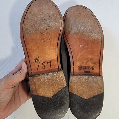 VTG COLE HAAN PRIME Men\'s Loafer Sz 10-11 Black Leather Kiltie Business Casual VTG COLE HAAN PRIME Men main image 3