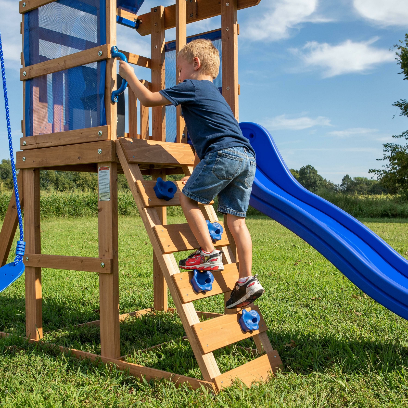 summerstone cedar summit playset