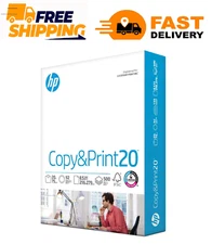 HP Printer Paper 8.5 x 11 Paper Copy &Print 20 lb 1 Ream Case - 500 Sheets