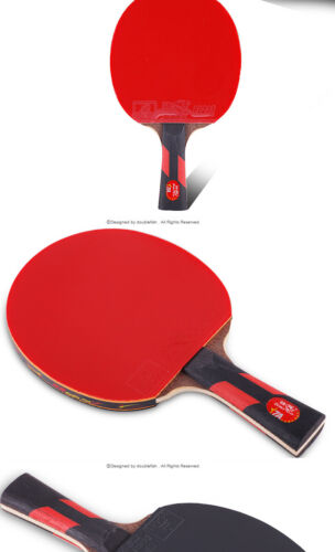 Für ernsthafte Spieler, wählen Sie 1: Doppelfisch DHS Tischtennisschläger Tischtennis Paddel - Bild 10 von 12