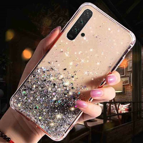 Phone Case Glitter Bling Clear TPU Gel Cover For Honor 90 200 Pro X8 Magic6 Lite - Picture 19 of 23