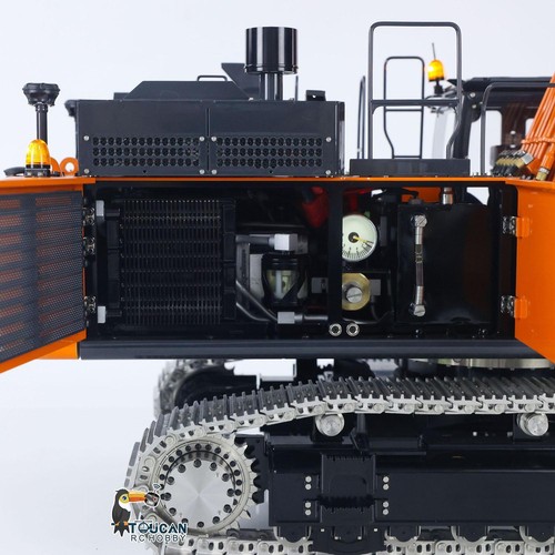 90% Metal LESU 1/14 RC Hydraulic Excavator Aoue ZX490 Heavy Digger 6CH Valve - Picture 18 of 21
