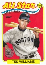 TED WILLIAMS TOPPS 1989 35TH ANNIVERSARY RETRO ALL-STAR RED SOX #31 2024 24 S2