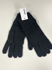 Sonoma The Everyday Knit Gloves. Black. One Size. New With Tags. 4 Way Stretch