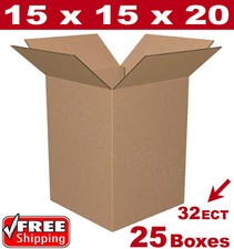 25 - 15x15x20 Cardboard Boxes Mailing Packing Shipping Box Corrugated Carton