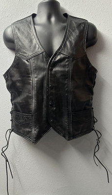 00s japanese label leather jilet vest ジレ 00s japanese label leather jilet vest ジレ - メルカリ