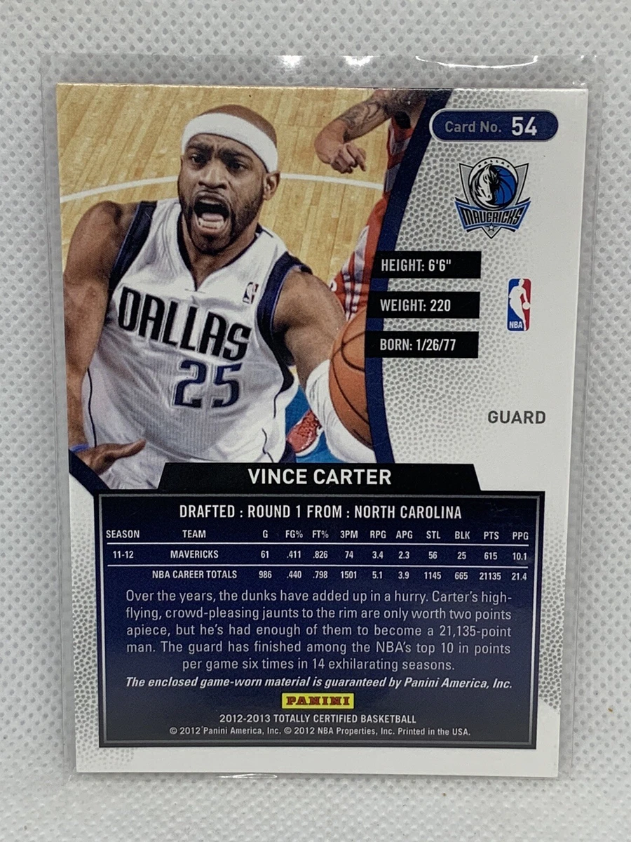 Vince carter store mavs jersey