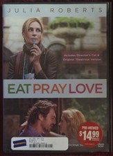Eat Pray Love  DVD (2010) USED Good Condition Julia Roberts James Franco