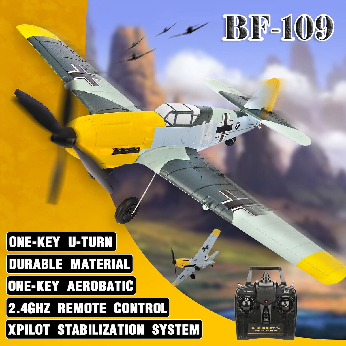 F109ラジコン飛行機　Volantex 戦闘機2.4g F109ラジコン飛行機 Volantex 戦闘機2.4g - メルカリ