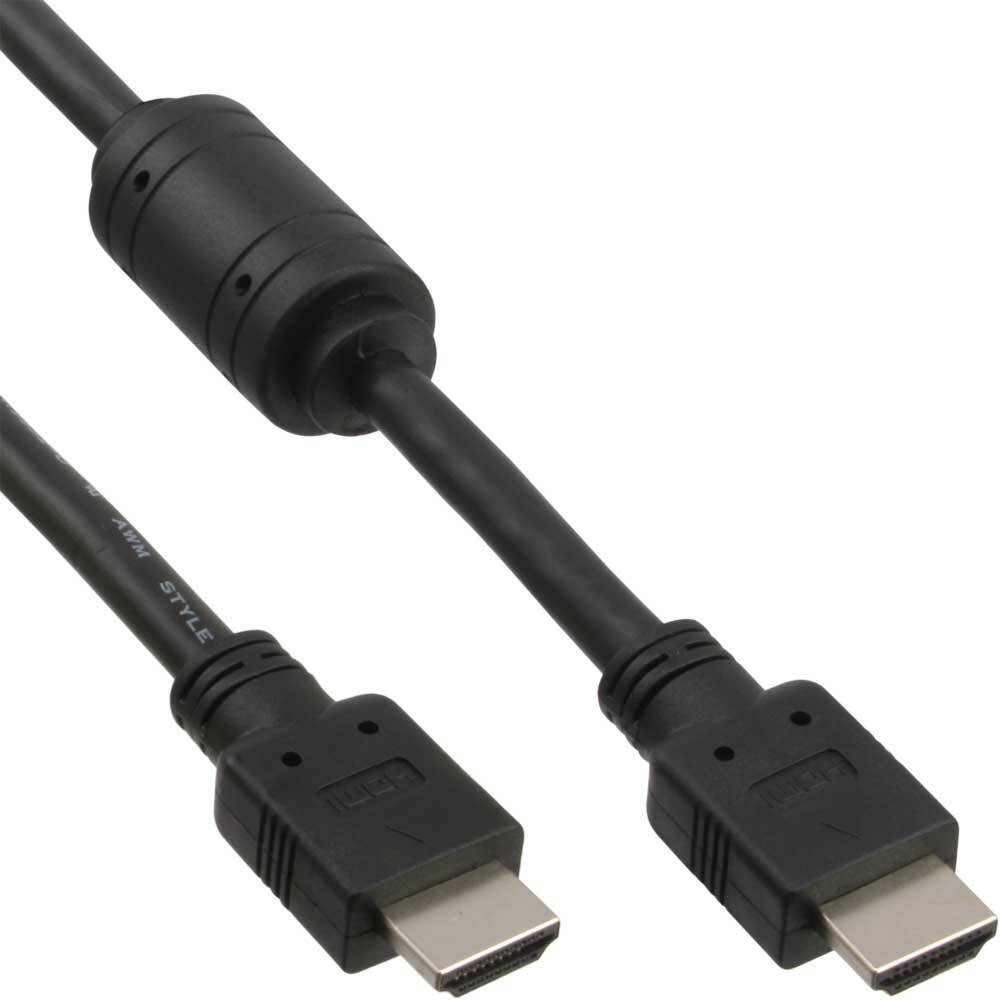 INL Cavo HDMI  Ferrite  1 metro , 3D, nero, maschio / maschio