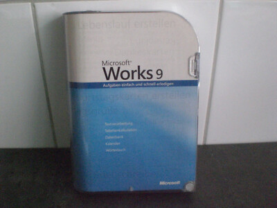 Microsoft Works 9.0 deutsch Artikeln. X13-65097-01 Box Version Windows