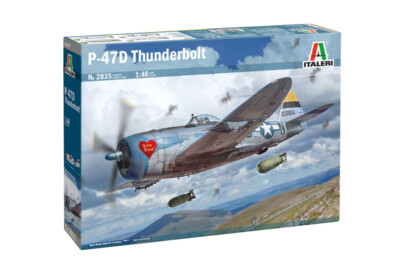 ITALERI 2835 1:48 Amerikanischer Jagdbomber P-47D Thunderbolt