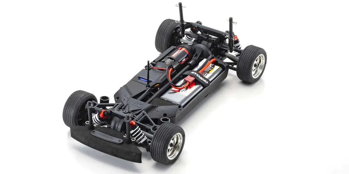 ホビーラジコン KYOSHO/V4 Kyosho RC Car 1970 DODGE CHARGER 4wd *GREEN* W/ 11.1v Lipo +