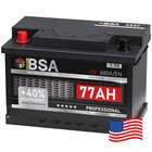 US Autobatterie 77Ah 680A/EN 12V Starterbatterie Plupol Links USA AMI Batterie