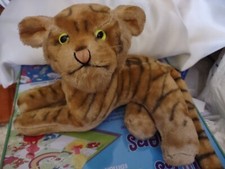 Vintage Mohair Lion Cat Cub Stuffed Animal Plush Toy