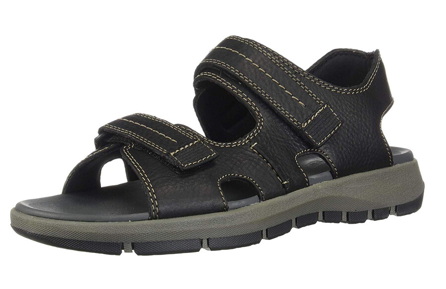 NEW - Clarks Brixby Shore Leather Men Sandals Sz.13 | eBay display picture 2
