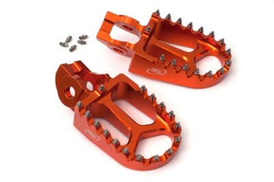 KTM EXC150 TPI Orange AS3 Performance Wide Foot Pegs EXC150 TPI 2020 - 2023
