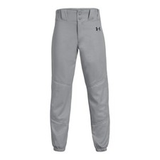 NWT New Under Armour Youth XL Polyester Lightweight Grey Baseball Softball Pants