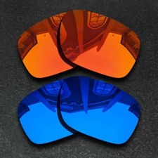 US Orange Deep Blue Anti-Scratch Replacement Lenses For-Oakley Holbrook Metal