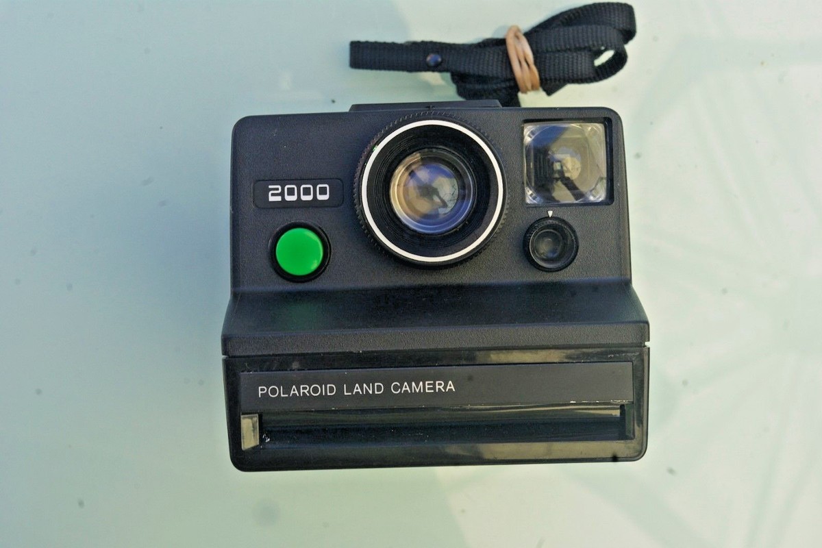 Polaroid land camera 2000 instantané + pochette et flash - Photo, audio & vidéo