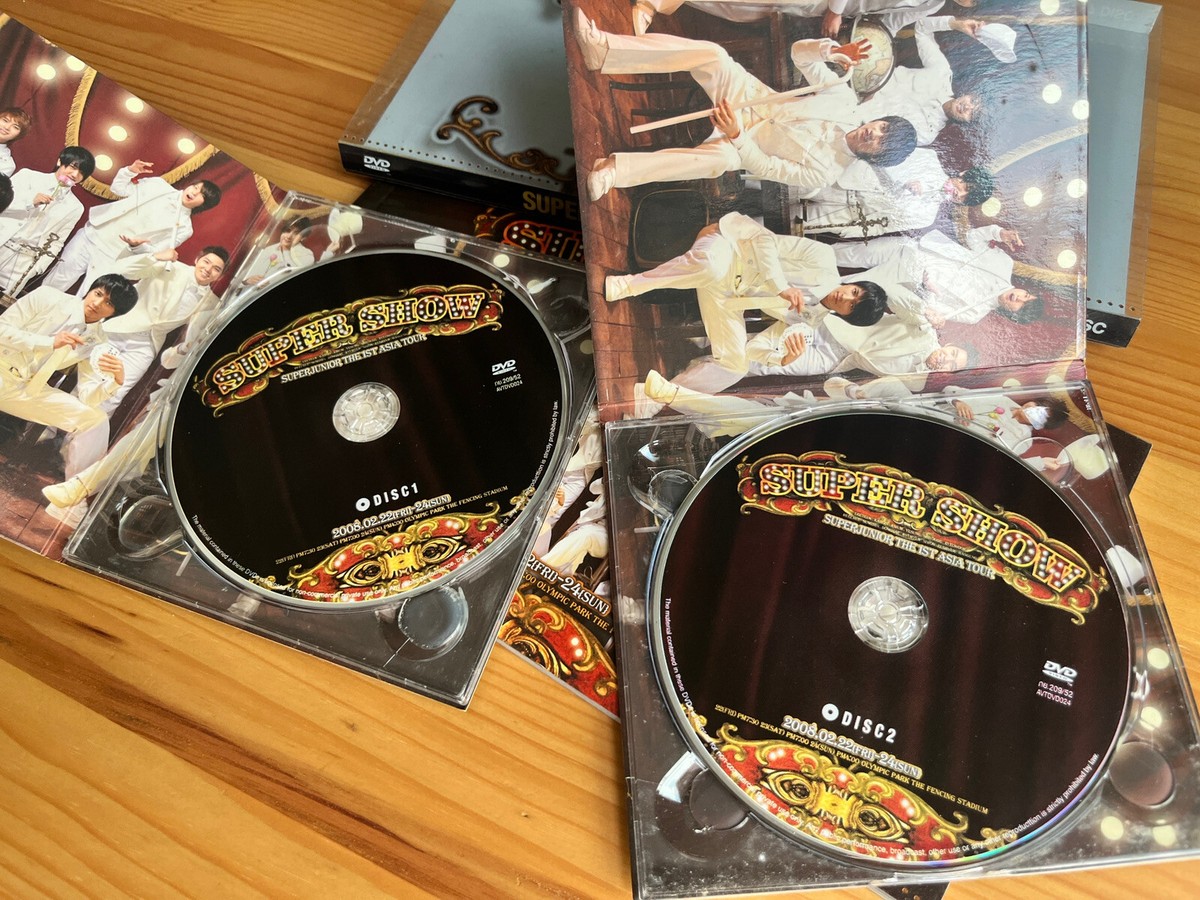 SuperJunior Super Show The 1st Asia Tour Concert Album 2 DVD