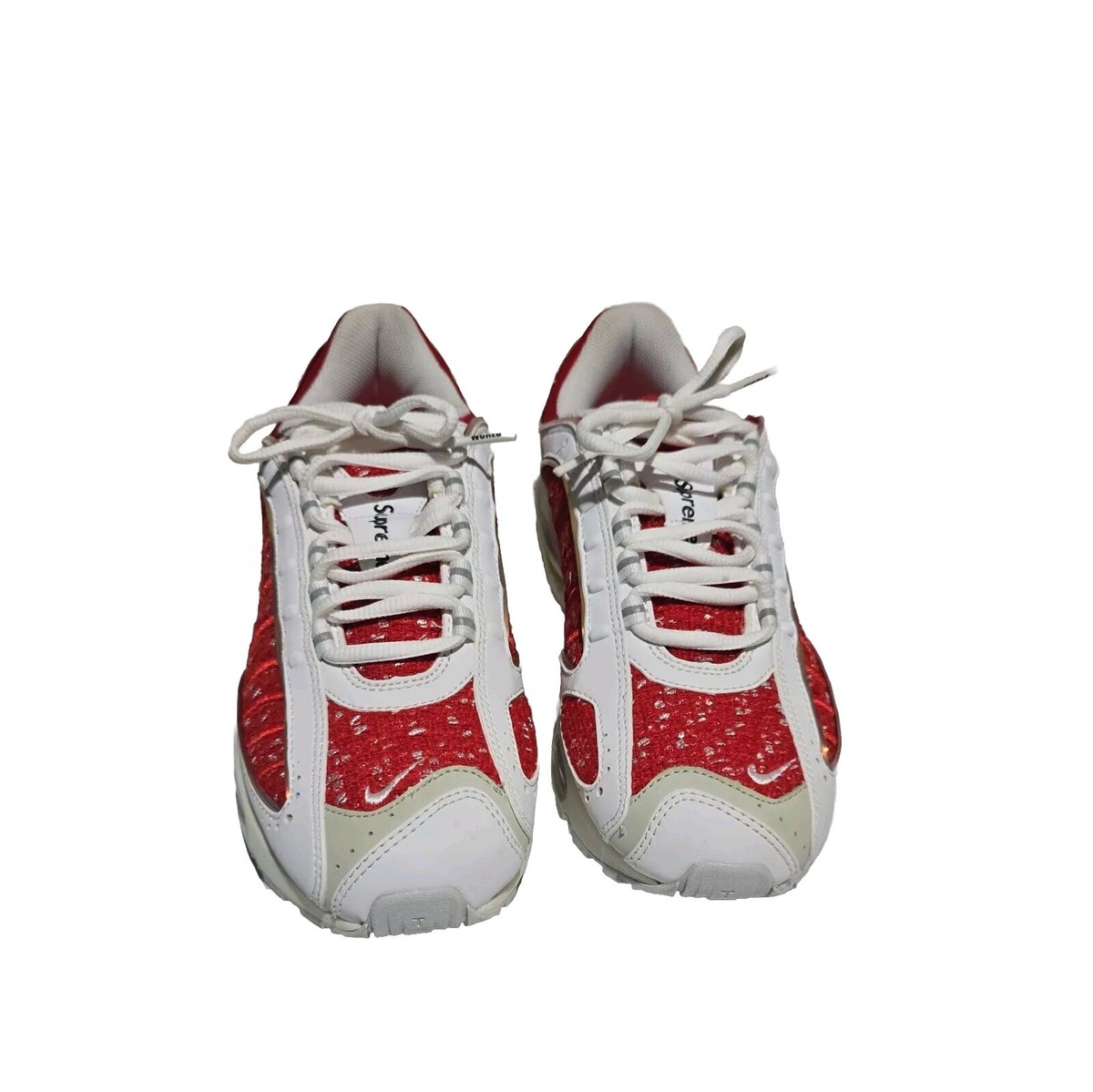 ⚠【小訳あり】♥Supreme × Nike Air Max Tailwind Size 8.5 - Nike Supreme x Air Max Tailwind 4 University Red