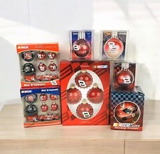 Dale Earnhardt Jr 8 Ornaments Lot of 7 boxes 22 NIP Nascar Racing READ