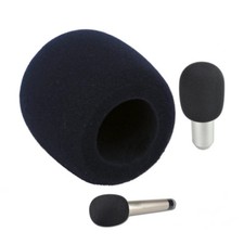 Pop Filter Windscreen Microphone Sponge Foam Cover For Blue Pro Mic Black