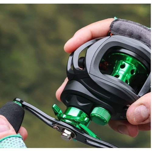 7.2:1 Gear Ratio Max Drag 10kg Baitcasting Reel with Aluminum Spool Fishing Reel - Bild 18 von 28