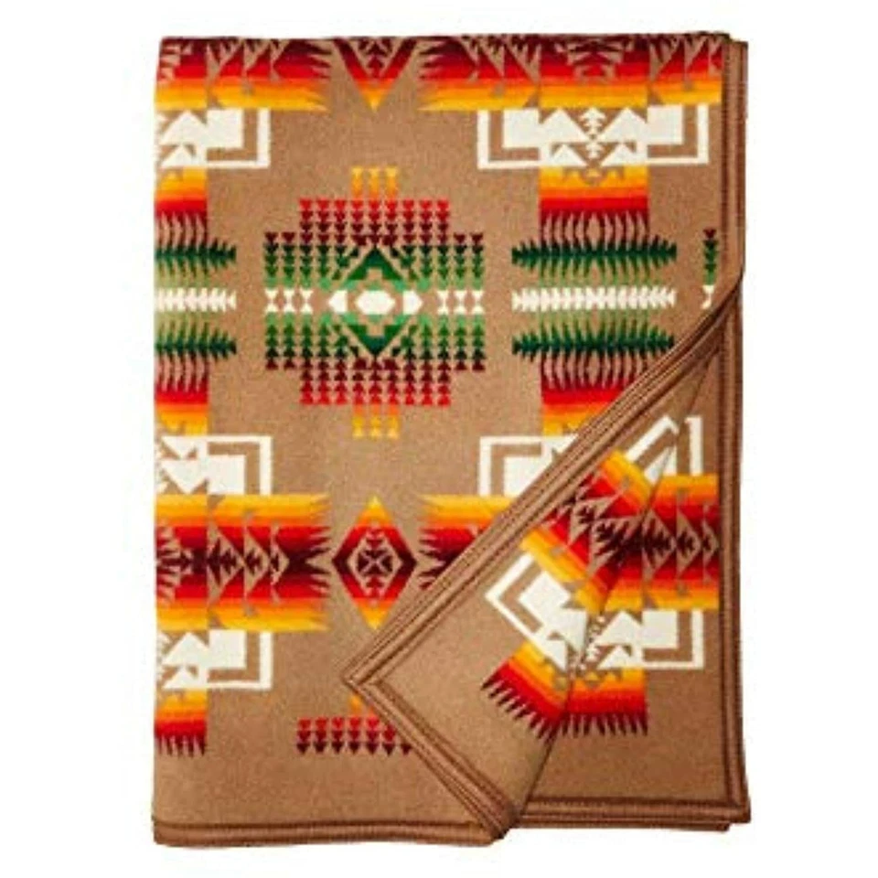 Pendleton 278106 Chief Joseph Muchacho Blanket Khaki 32x34 inch - Image 2 of 2