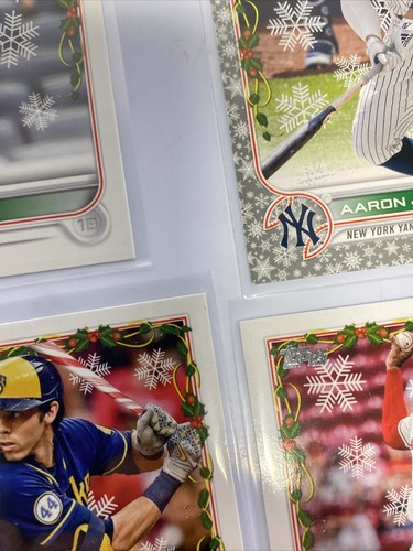 2022 Topps Holiday SP Lot of 11 Judge Alonso Greene Tatis Yelich +++ - Picture 17 of 24